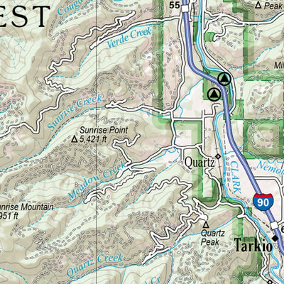 Idaho Atlas & Gazetteer Page 23 Preview 3