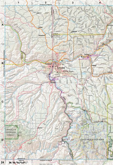 Idaho Atlas & Gazetteer Page 24 Preview 1