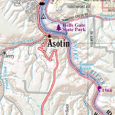 Idaho Atlas & Gazetteer Page 24 Preview 2