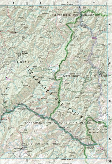 Idaho Atlas & Gazetteer Page 31 Preview 1