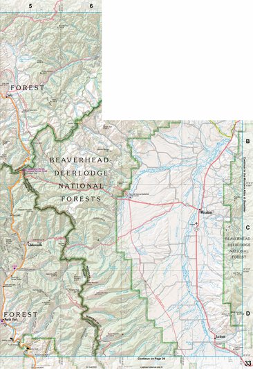 Idaho Atlas & Gazetteer Page 33 Preview 1