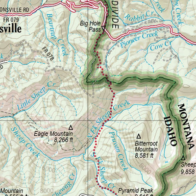 Idaho Atlas & Gazetteer Page 33 Preview 3