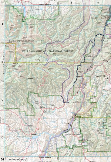 Idaho Atlas & Gazetteer Page 34 Preview 1