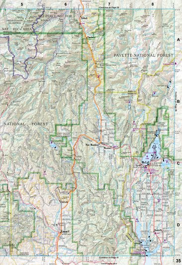 Idaho Atlas & Gazetteer Page 35 Preview 1