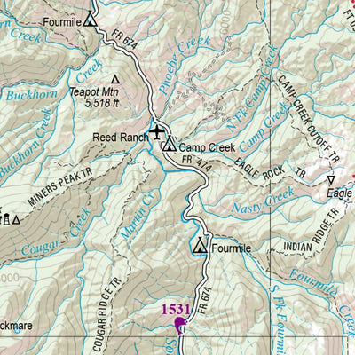 Idaho Atlas & Gazetteer Page 36 Preview 3