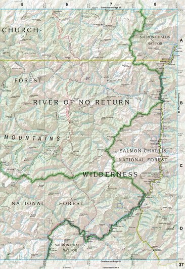 Idaho Atlas & Gazetteer Page 37 Preview 1