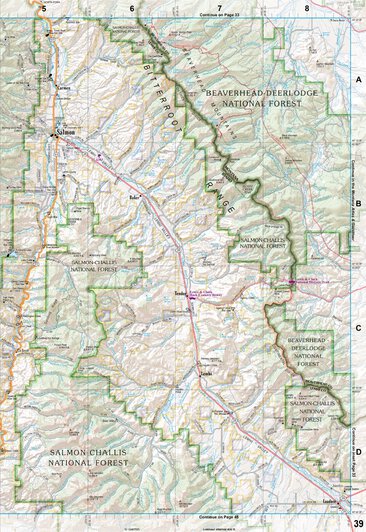 Idaho Atlas & Gazetteer Page 39 Preview 1