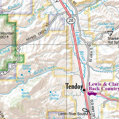 Idaho Atlas & Gazetteer Page 39 Preview 2