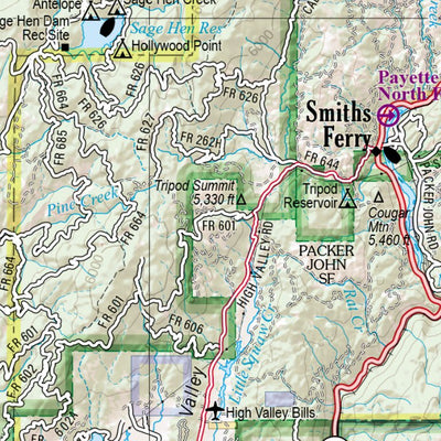 Idaho Atlas & Gazetteer Page 41 Preview 3
