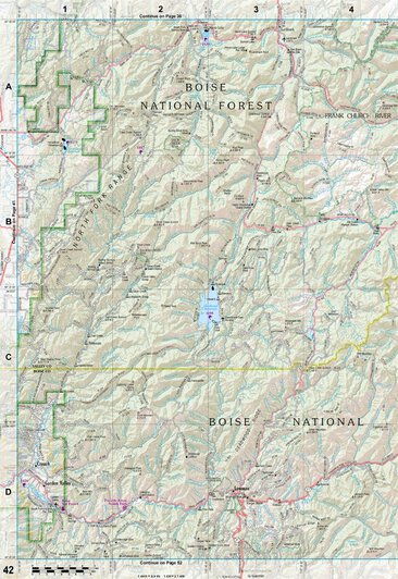 Idaho Atlas & Gazetteer Page 42 Preview 1