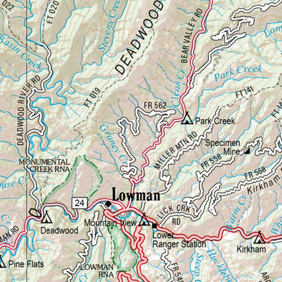 Idaho Atlas & Gazetteer Page 42 Preview 3