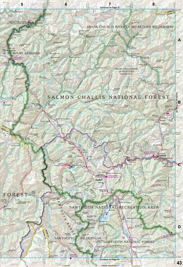 Idaho Atlas & Gazetteer Page 43 Preview 1