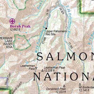 Idaho Atlas & Gazetteer Page 45 Preview 3
