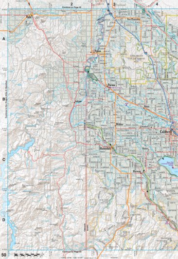 Garmin Idaho Atlas & Gazetteer Page 50 digital map