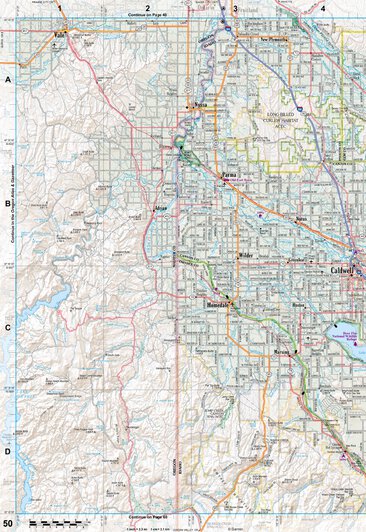 Idaho Atlas & Gazetteer Page 50 Preview 1