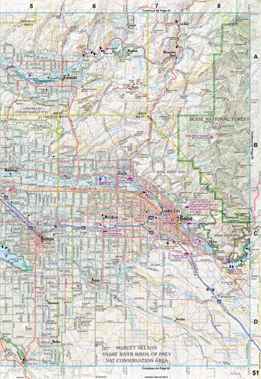 Idaho Atlas & Gazetteer Page 51 Preview 1