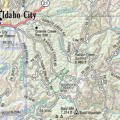 Idaho Atlas & Gazetteer Page 52 Preview 3