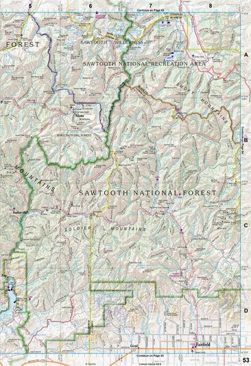 Idaho Atlas & Gazetteer Page 53 Preview 1