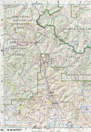 Idaho Atlas & Gazetteer Page 54 Preview 1