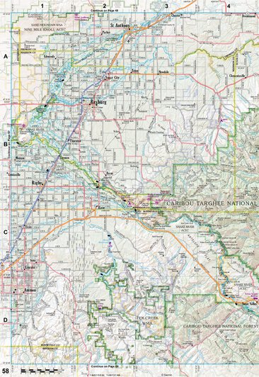 Idaho Atlas & Gazetteer Page 58 Preview 1