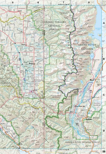 Idaho Atlas & Gazetteer Page 59 Preview 1