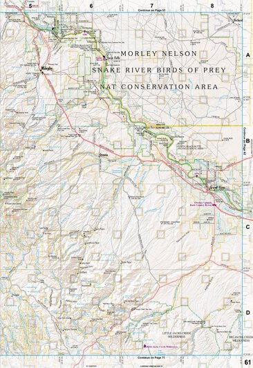 Idaho Atlas & Gazetteer Page 61 Preview 1