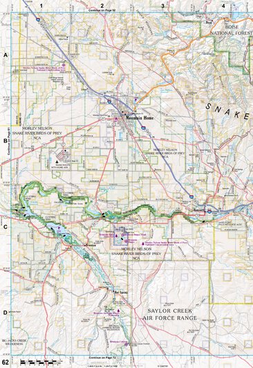 Idaho Atlas & Gazetteer Page 62 Preview 1