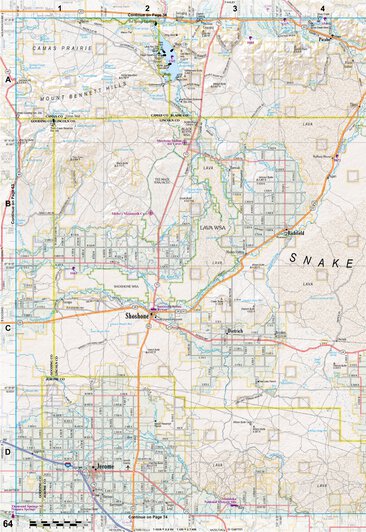 Idaho Atlas & Gazetteer Page 64 Preview 1