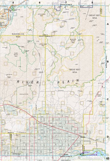 Idaho Atlas & Gazetteer Page 65 Preview 1