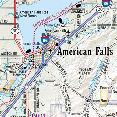 Idaho Atlas & Gazetteer Page 66 Preview 3