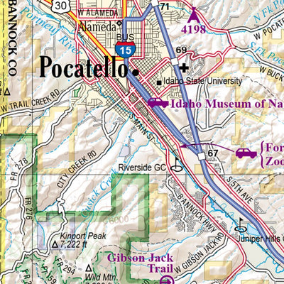 Idaho Atlas & Gazetteer Page 67 Preview 3