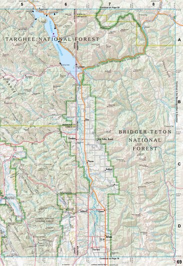 Idaho Atlas & Gazetteer Page 69 Preview 1