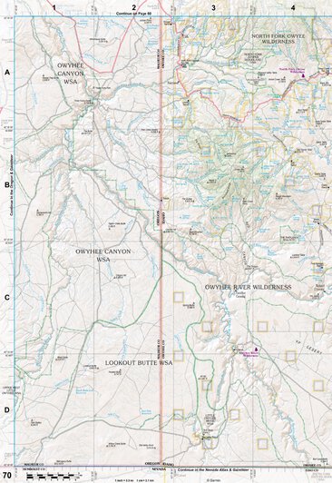 Idaho Atlas & Gazetteer Page 70 Preview 1