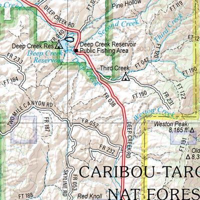 Idaho Atlas & Gazetteer Page 77 Preview 3