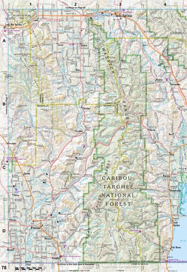 Idaho Atlas & Gazetteer Page 78 Preview 1