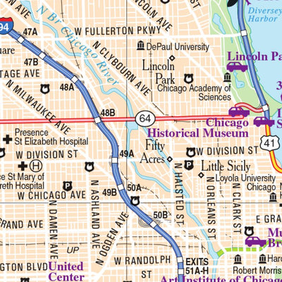 Illinois Atlas & Gazetteer Chicago Vicinity 2 Preview 3