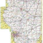 Illinois Atlas & Gazetteer Overview Map Preview 1