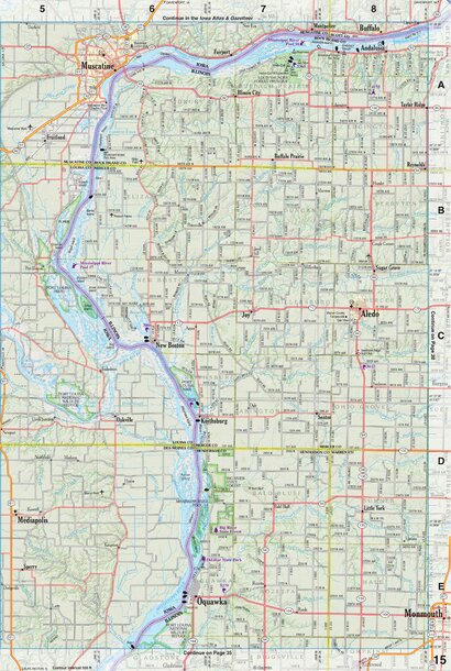 Illinois Atlas & Gazetteer Page 15 Preview 1