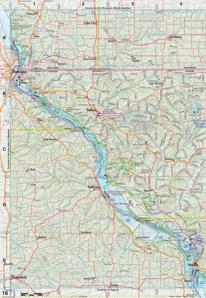 Illinois Atlas & Gazetteer Page 16 Preview 1