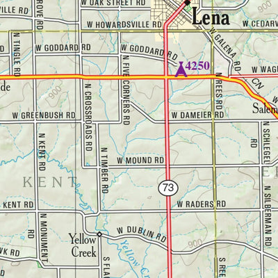Illinois Atlas & Gazetteer Page 17 Preview 2