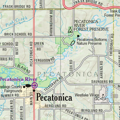 Illinois Atlas & Gazetteer Page 18 Preview 2