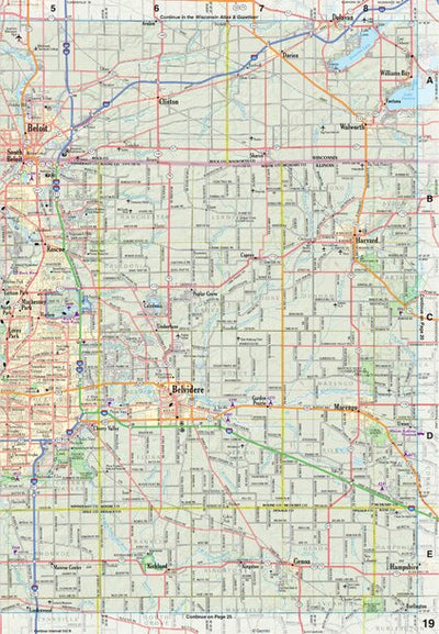 Illinois Atlas & Gazetteer Page 19 Preview 1