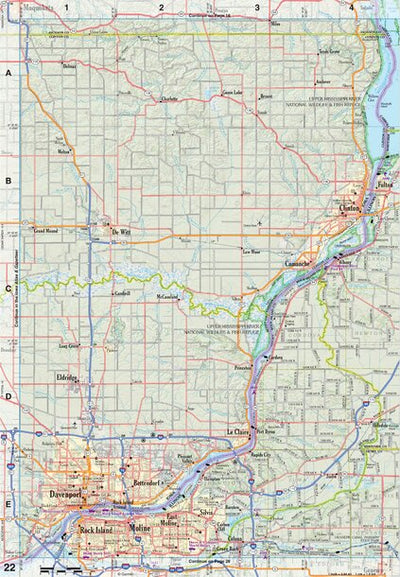 Illinois Atlas & Gazetteer Page 22 Preview 1
