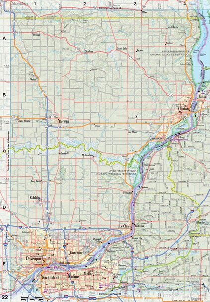 Illinois Atlas & Gazetteer Page 22 Preview 1