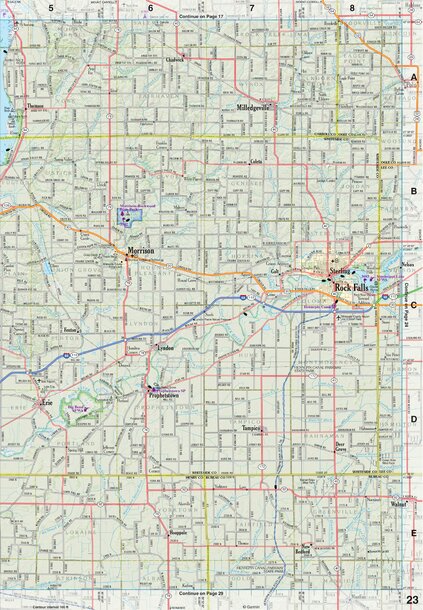 Illinois Atlas & Gazetteer Page 23 Preview 1