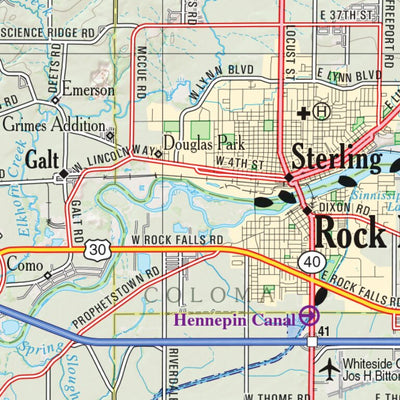Illinois Atlas & Gazetteer Page 23 Preview 3
