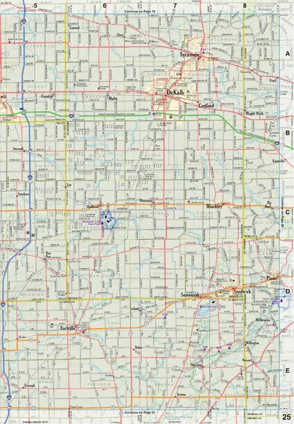 Illinois Atlas & Gazetteer Page 25 Preview 1