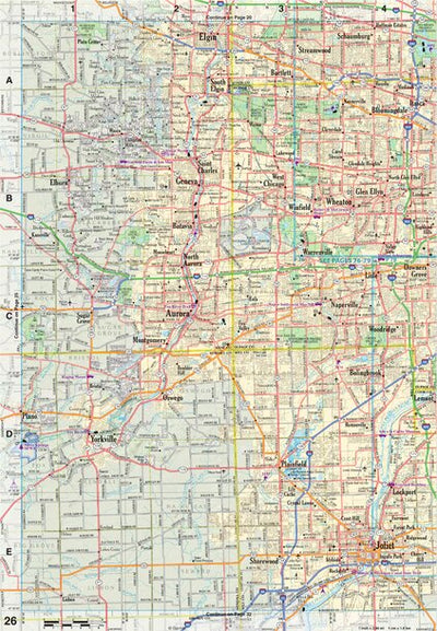 Illinois Atlas & Gazetteer Page 26 Preview 1