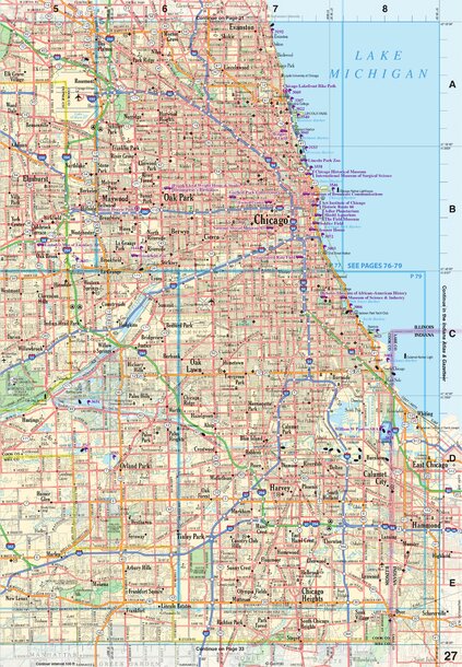 Illinois Atlas & Gazetteer Page 27 Preview 1
