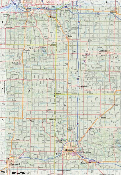 Illinois Atlas & Gazetteer Page 28 Preview 1
